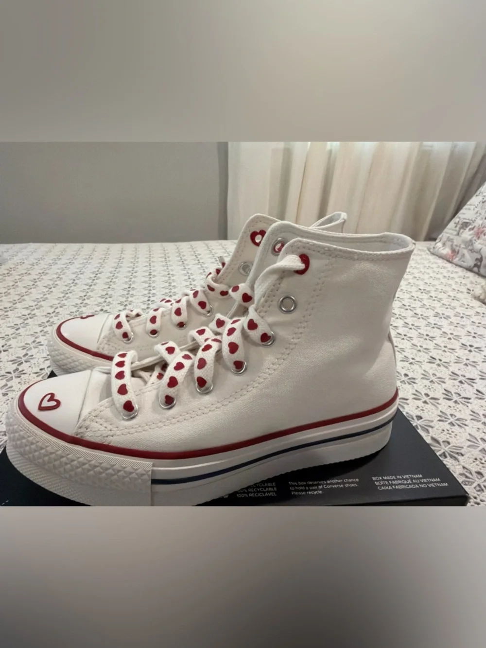 Converse playful white